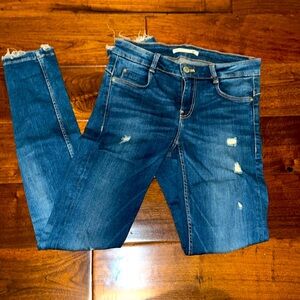 Zara Trafaluc Dark Denim Jeans